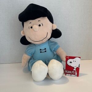Kohl's Cares Peanuts Lucy Doll Plush Toy Stuffed 14" Tall Charlie Brown 2019